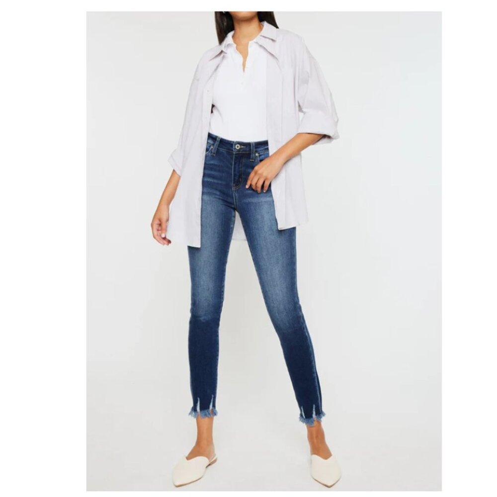 Kancan Jay High Rise Ankle Skinny Jeans sz 7/27